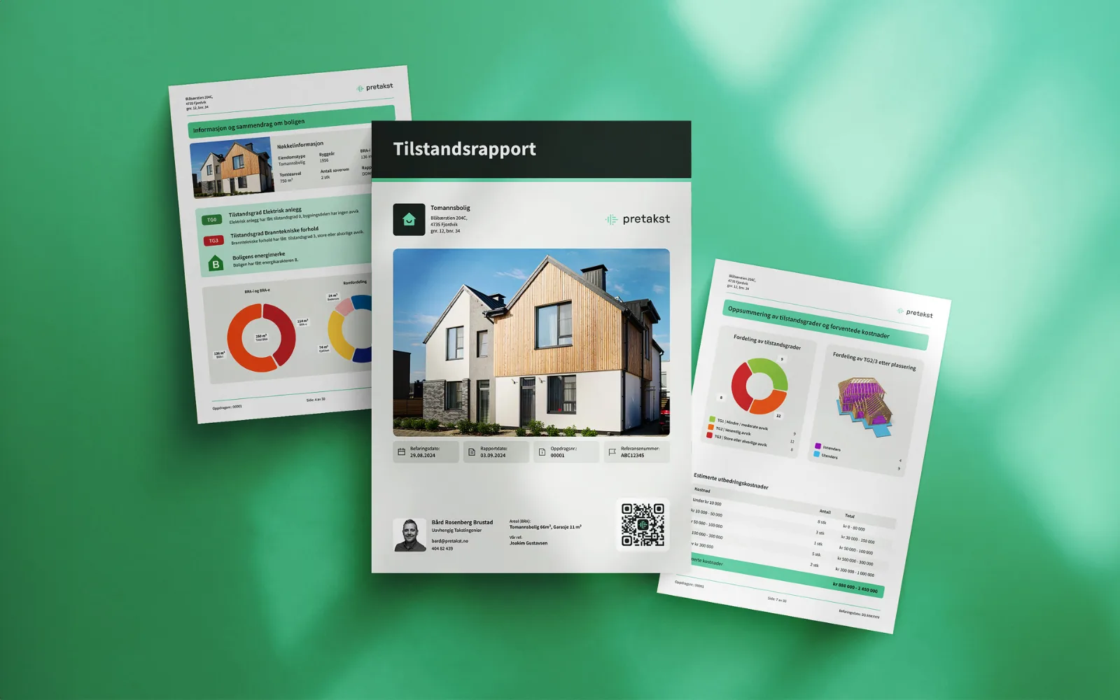 Ferdig tilstandsrapport fra Pretakst